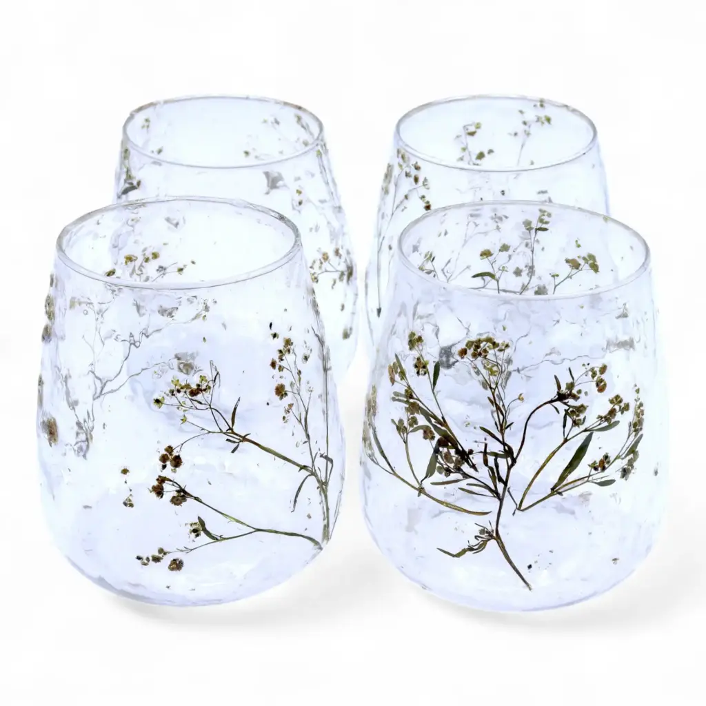 Natural Floral Glass – Vase Candle Holder – Margarita – (12x11cm) | www.artisangoods.co.uk 5 Natural Floral Glass – Vase Candle Holder – Margarita – (12x11cm) | www.artisangoods.co.uk 5