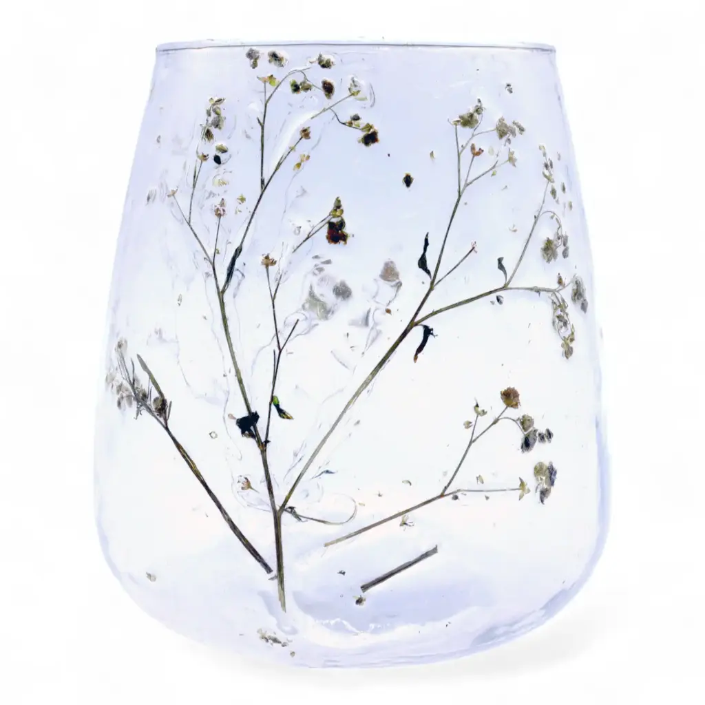 Natural Floral Glass – Vase Candle Holder – Margarita – (12x11cm) | www.artisangoods.co.uk 2 Natural Floral Glass – Vase Candle Holder – Margarita – (12x11cm) | www.artisangoods.co.uk 2