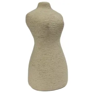 Natural Jewellery Display – Mannequin on Wooden Stand – Cream | www.artisangoods.co.uk 3