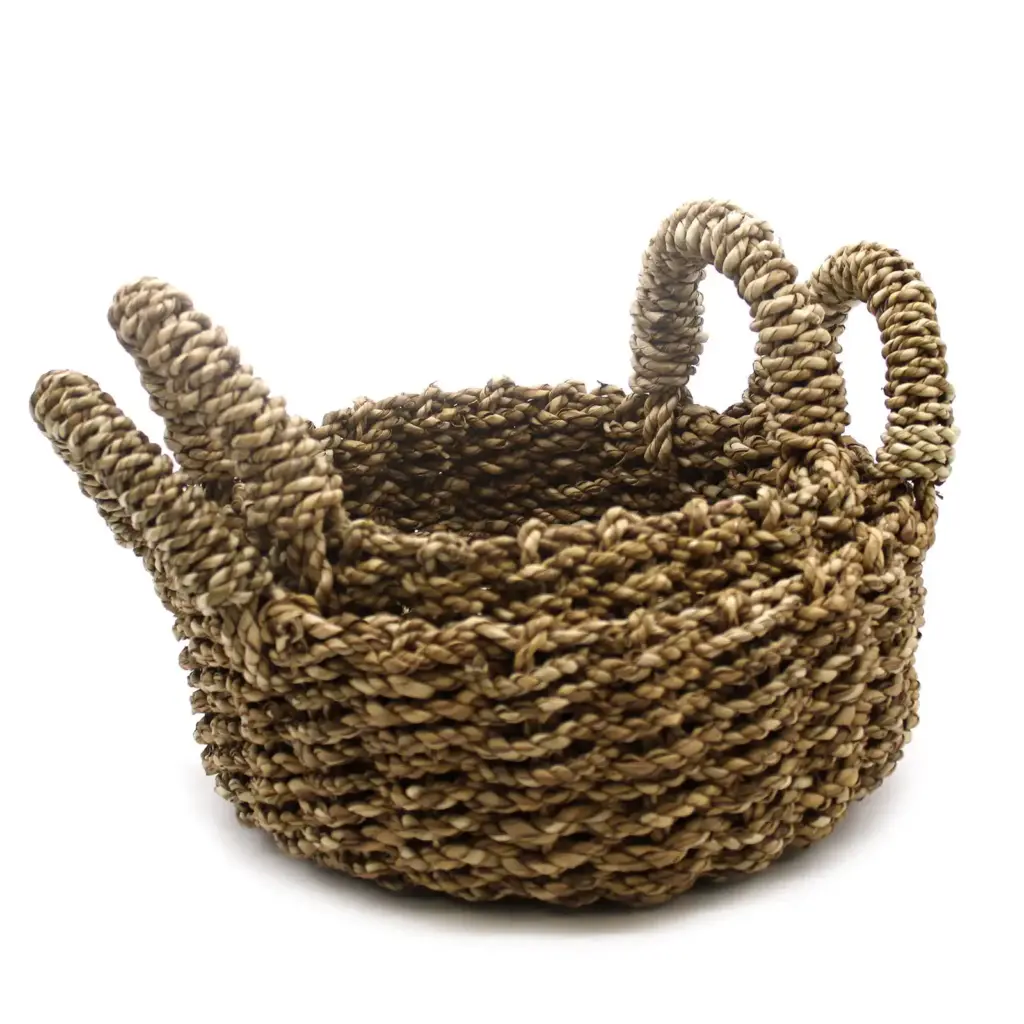 Natural Seagrass Basket – Set of 2 | www.artisangoods.co.uk