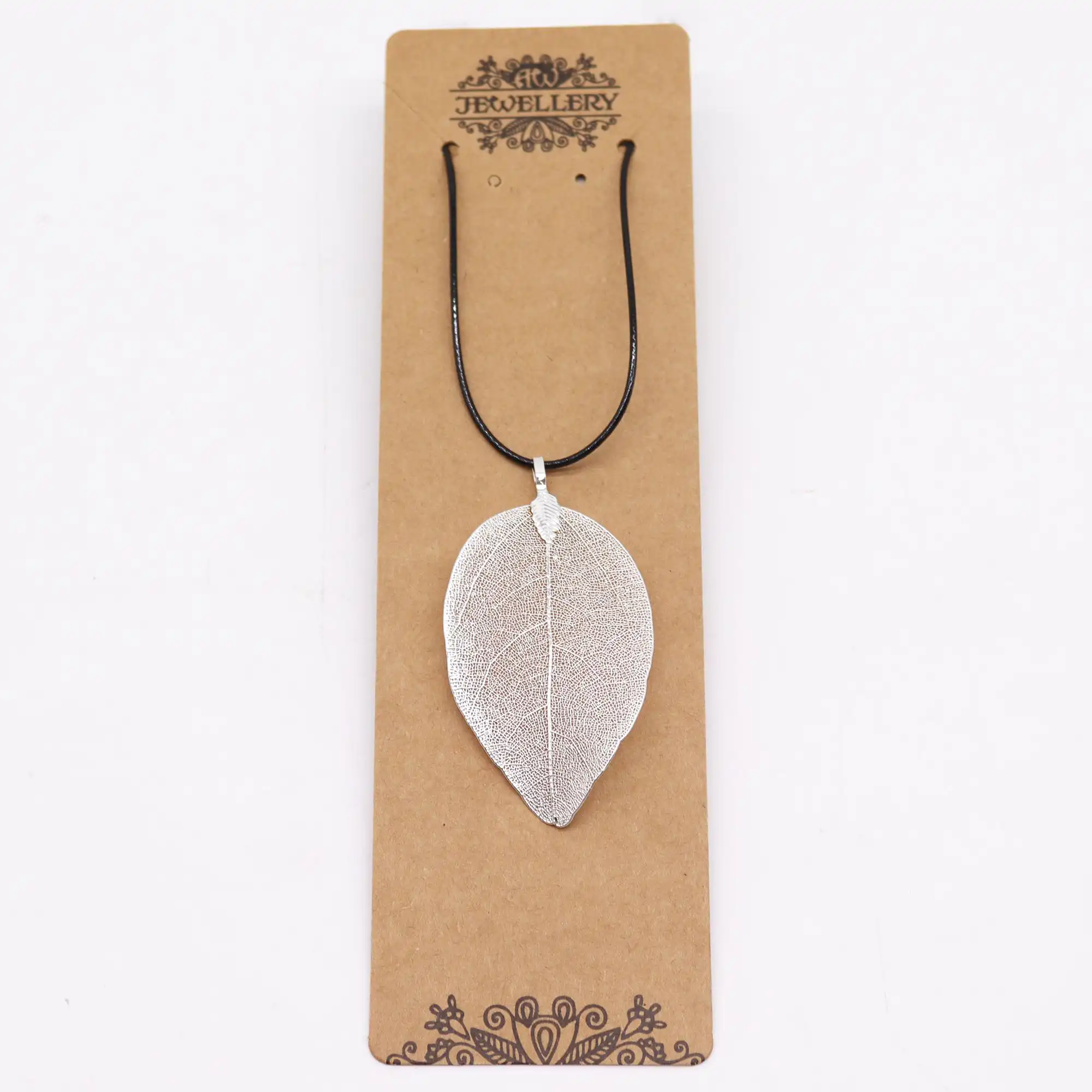 Necklace – Bravery Leaf – Silver | www.artisangoods.co.uk 3 Necklace – Bravery Leaf – Silver | www.artisangoods.co.uk 2
