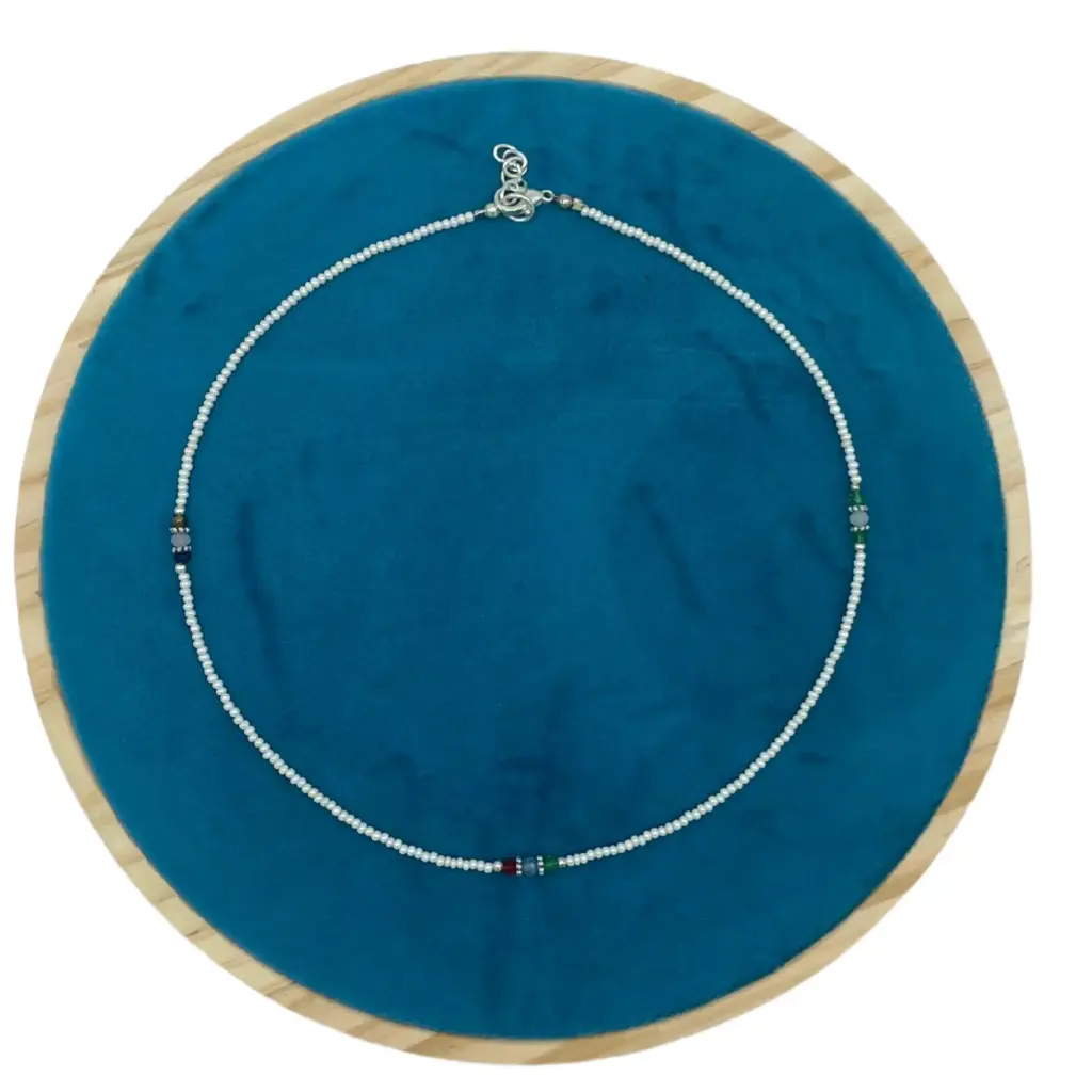 Nepalese Extra Fine Gem Necklace – Pearl & Cut Beads | www.artisangoods.co.uk 2 Nepalese Extra Fine Gem Necklace – Pearl & Cut Beads | www.artisangoods.co.uk 2