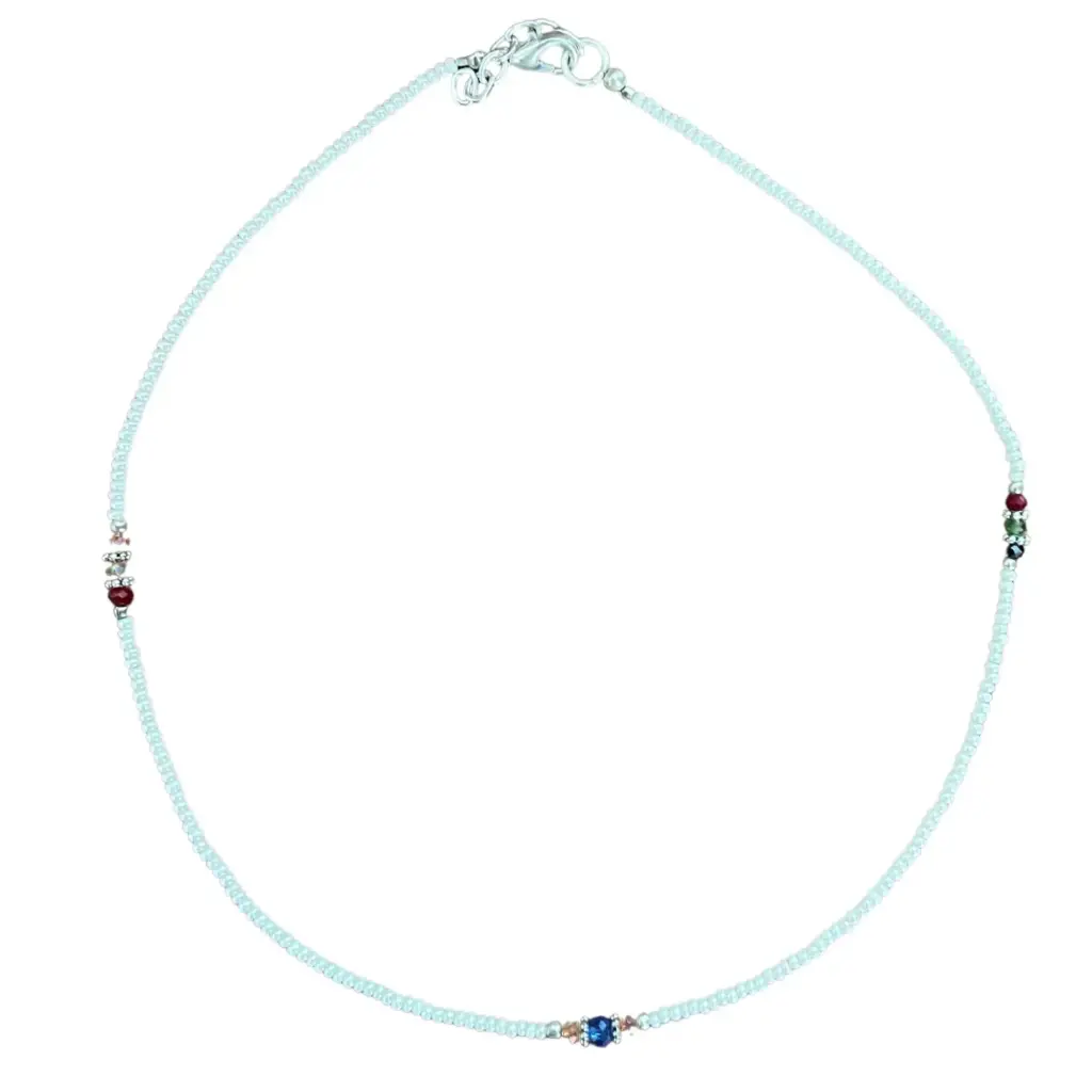 Nepalese Extra Fine Gem Necklace – Pearl & Cut Beads | www.artisangoods.co.uk