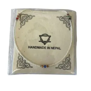 Nepalese Extra Fine Gem Necklace – Pearl & Cut Beads | www.artisangoods.co.uk 3