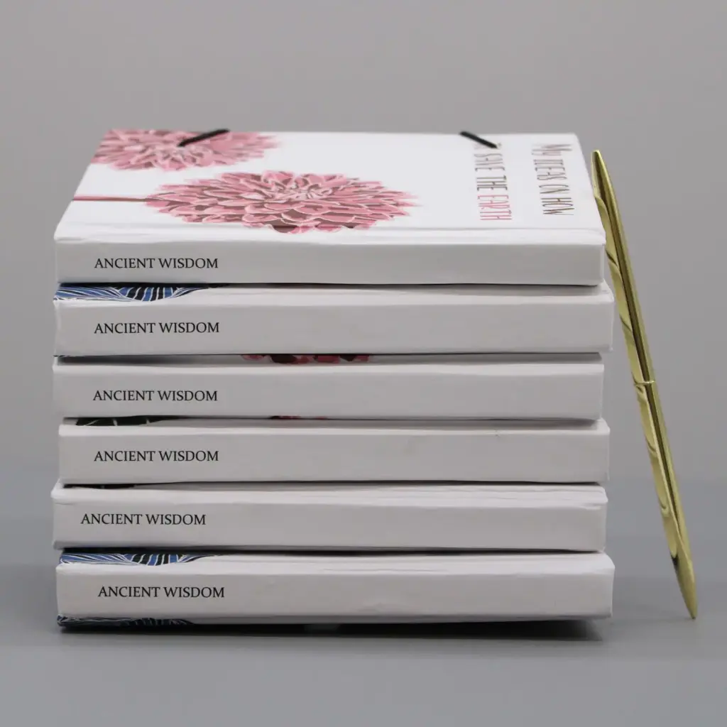Notebook with strap – Flowers in the same garden | www.artisangoods.co.uk 7