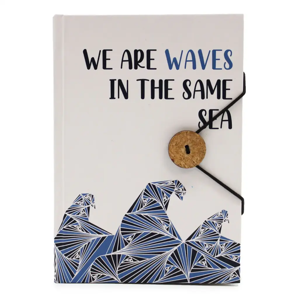 Notebook with strap – Waves in the same sea | www.artisangoods.co.uk 6 Notebook with strap – Waves in the same sea | www.artisangoods.co.uk 6