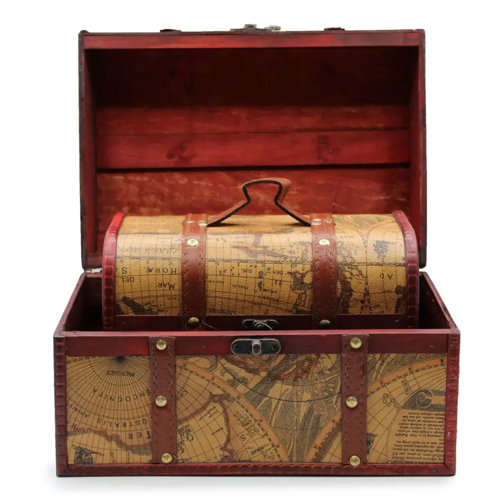 Old Map Chest – Set of 3 | www.artisangoods.co.uk 4