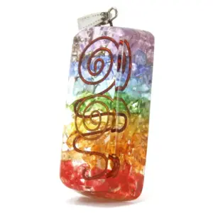 Orgonite Power Pendant – Rainbow Copper Attractor | www.artisangoods.co.uk 3
