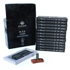 Pack of 15 Natural Incense Smudge Bricks and Burner – Black Wood | www.artisangoods.co.uk 2