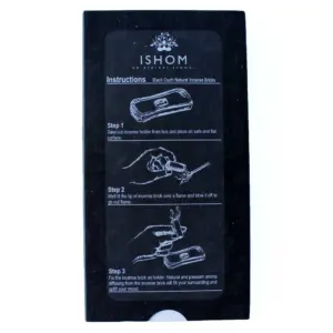 Pack of 15 Natural Incense Smudge Bricks and Burner – Black Wood | www.artisangoods.co.uk 3