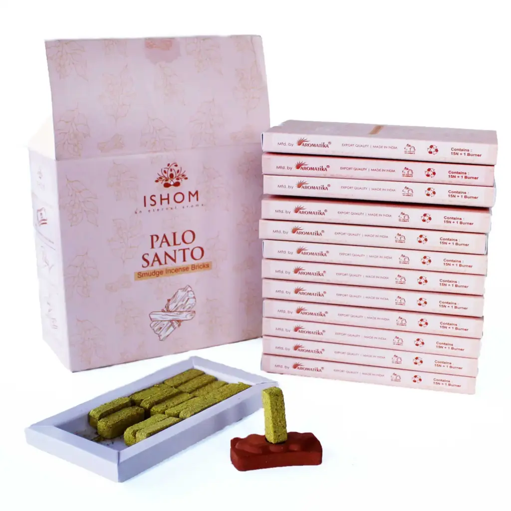 Pack of 15 Natural Incense Smudge Bricks and Burner – Palo Santo | www.artisangoods.co.uk 2 Pack of 15 Natural Incense Smudge Bricks and Burner – Palo Santo | www.artisangoods.co.uk 2