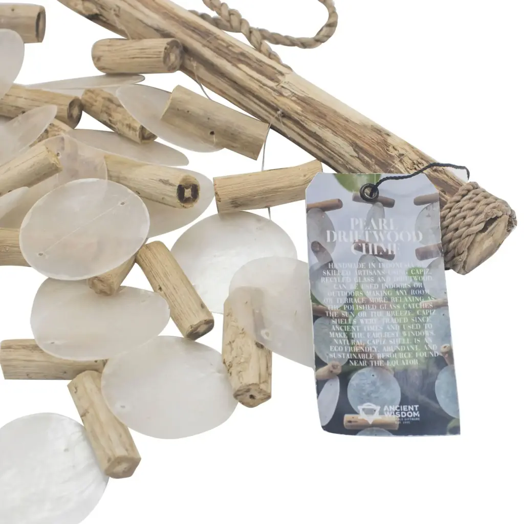 Pearl Effect Driftwood Chime | www.artisangoods.co.uk 4 Pearl Effect Driftwood Chime | www.artisangoods.co.uk 4