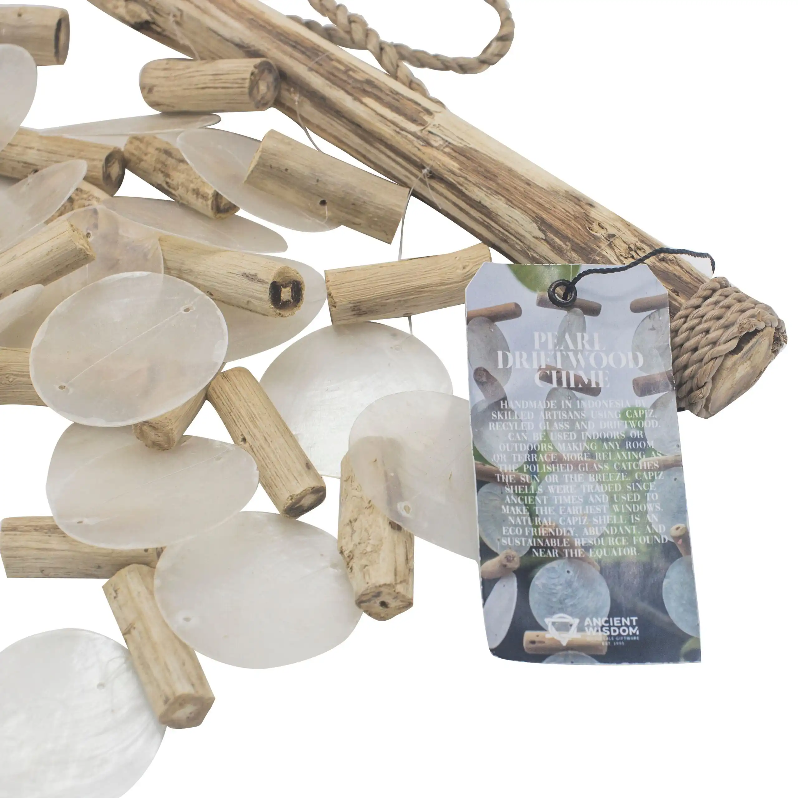 Pearl Effect Driftwood Chime | www.artisangoods.co.uk 5 Pearl Effect Driftwood Chime | www.artisangoods.co.uk 4
