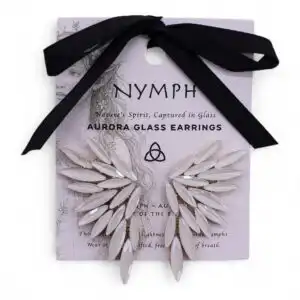 Pearl – Vintage Glass – Angel Wings – Earrings | www.artisangoods.co.uk 1