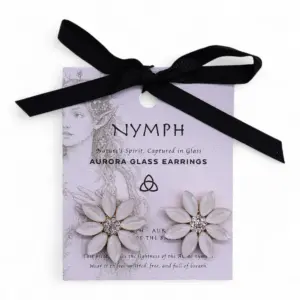 Pearl – Vintage Glass – Flowers – Earrings | www.artisangoods.co.uk 3