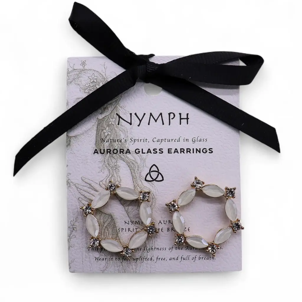 Pearl – Vintage Glass – Loop – Earrings | www.artisangoods.co.uk 2