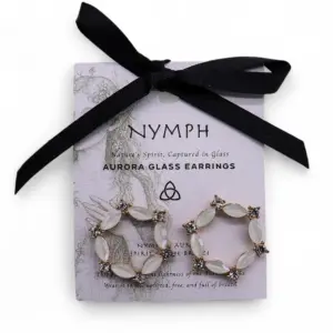 Pearl – Vintage Glass – Loop – Earrings | www.artisangoods.co.uk 2