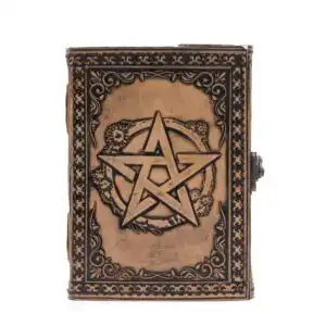 Pentacle – Esoteric Notebook – Anique Grey – 200 pages  Stich Edge- 17.5×12.5x3cm | www.artisangoods.co.uk 1