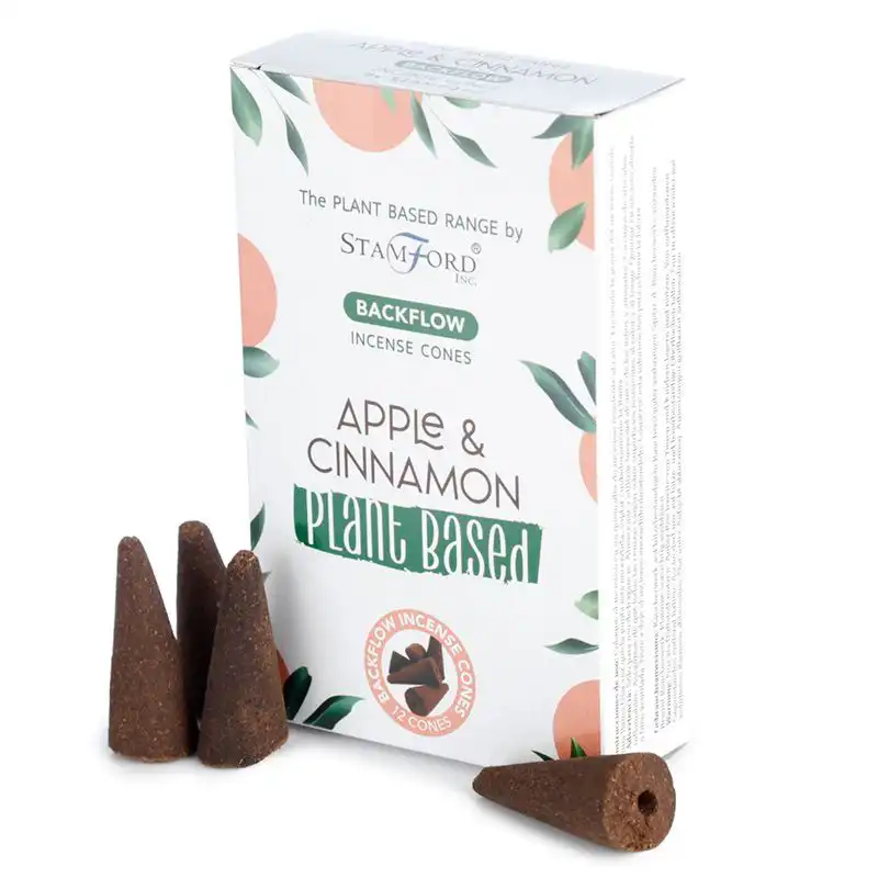 Plant Based Backflow Incense Cones – Apple & Cinnamon | www.artisangoods.co.uk 2 Plant Based Backflow Incense Cones – Apple & Cinnamon | www.artisangoods.co.uk 1