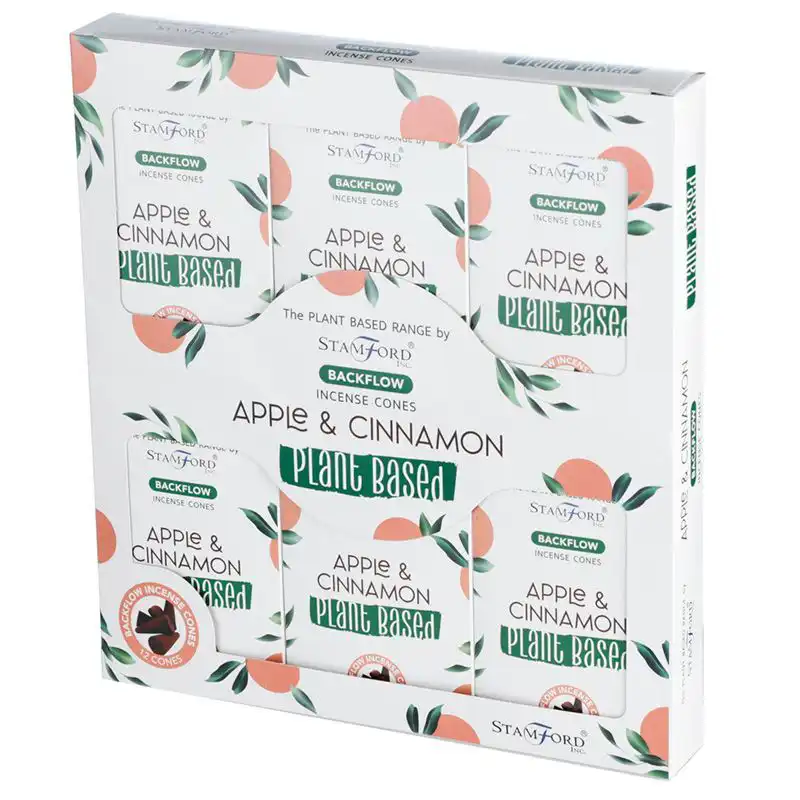 Plant Based Backflow Incense Cones – Apple & Cinnamon | www.artisangoods.co.uk 3 Plant Based Backflow Incense Cones – Apple & Cinnamon | www.artisangoods.co.uk 2