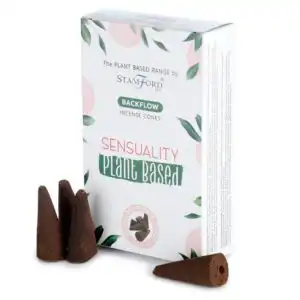 Plant Based Backflow Incense Cones – Sensuality | www.artisangoods.co.uk 1