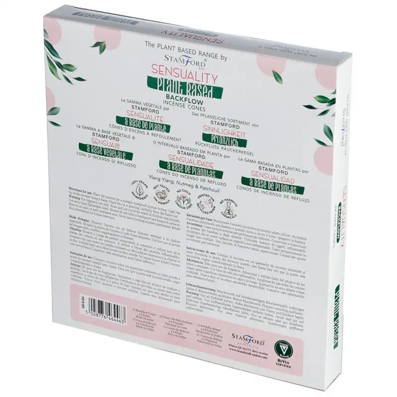 Plant Based Backflow Incense Cones – Sensuality | www.artisangoods.co.uk 5 Plant Based Backflow Incense Cones – Sensuality | www.artisangoods.co.uk 4
