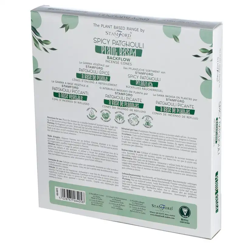 Plant Based Backflow Incense Cones – Spicy Patchouli | www.artisangoods.co.uk 4 Plant Based Backflow Incense Cones – Spicy Patchouli | www.artisangoods.co.uk 3