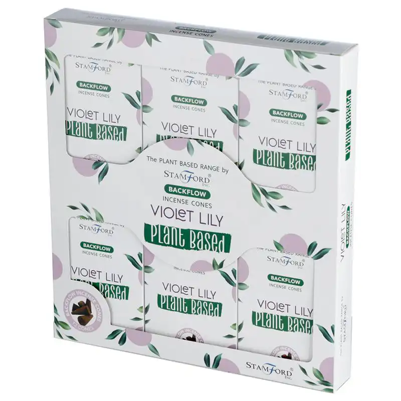 Plant Based Backflow Incense Cones – Violet Lilly | www.artisangoods.co.uk 3 Plant Based Backflow Incense Cones – Violet Lilly | www.artisangoods.co.uk 2