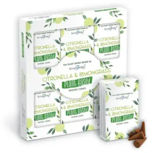 Plant Based Incense Cones – Citronella & Lemongrass | www.artisangoods.co.uk 2