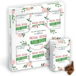 Plant Based Incense Cones – Regal Rose | www.artisangoods.co.uk 2