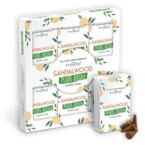 Plant Based Incense Cones – Sandalwood | www.artisangoods.co.uk 2