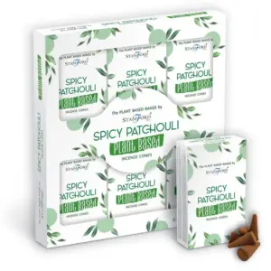 Plant Based Incense Cones – Spicy Patchouli | www.artisangoods.co.uk 2