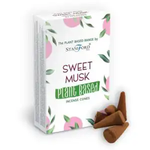 Plant Based Incense Cones – Sweet Musk | www.artisangoods.co.uk 1