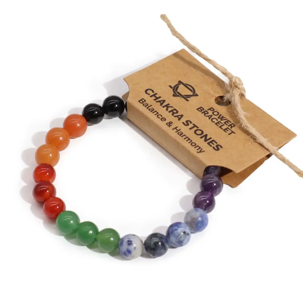 Power Bracelet – Chakra Stones | www.artisangoods.co.uk