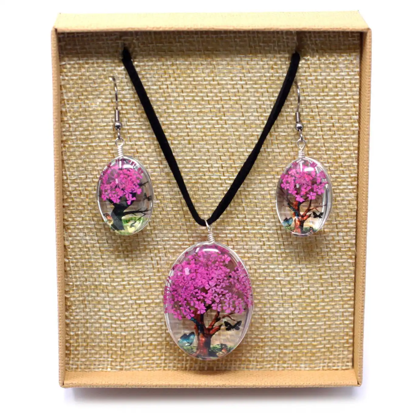 Pressed Flowers – Tree of Life set – Bright Pink | www.artisangoods.co.uk 3 Pressed Flowers – Tree of Life set – Bright Pink | www.artisangoods.co.uk 2