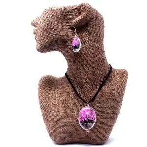 Pressed Flowers – Tree of Life set – Bright Pink | www.artisangoods.co.uk 1