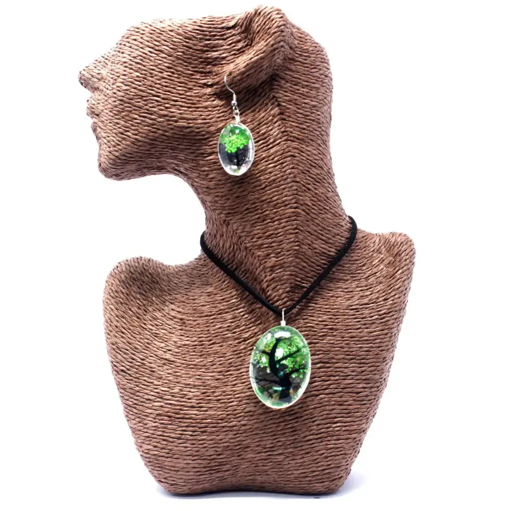 Pressed Flowers – Tree of Life set – Green | www.artisangoods.co.uk