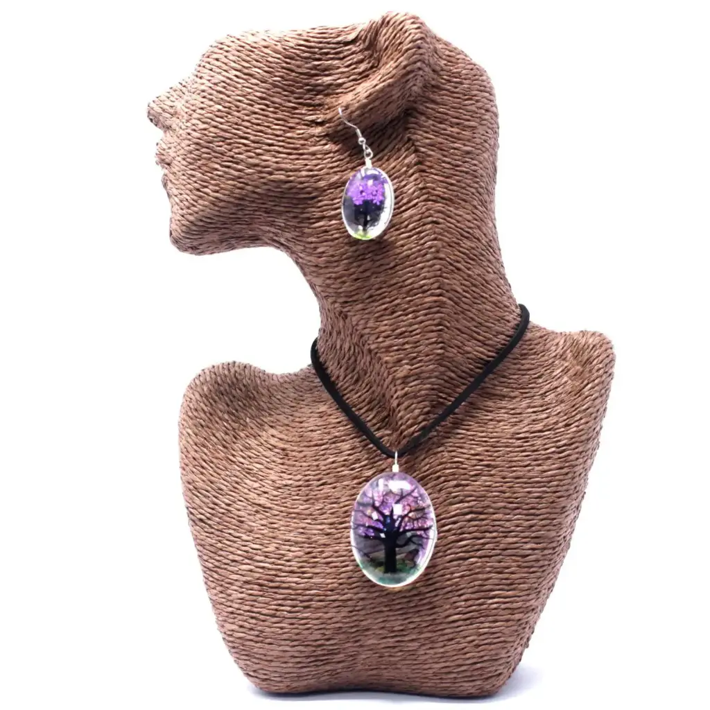 Pressed Flowers – Tree of Life set – Lavender | www.artisangoods.co.uk