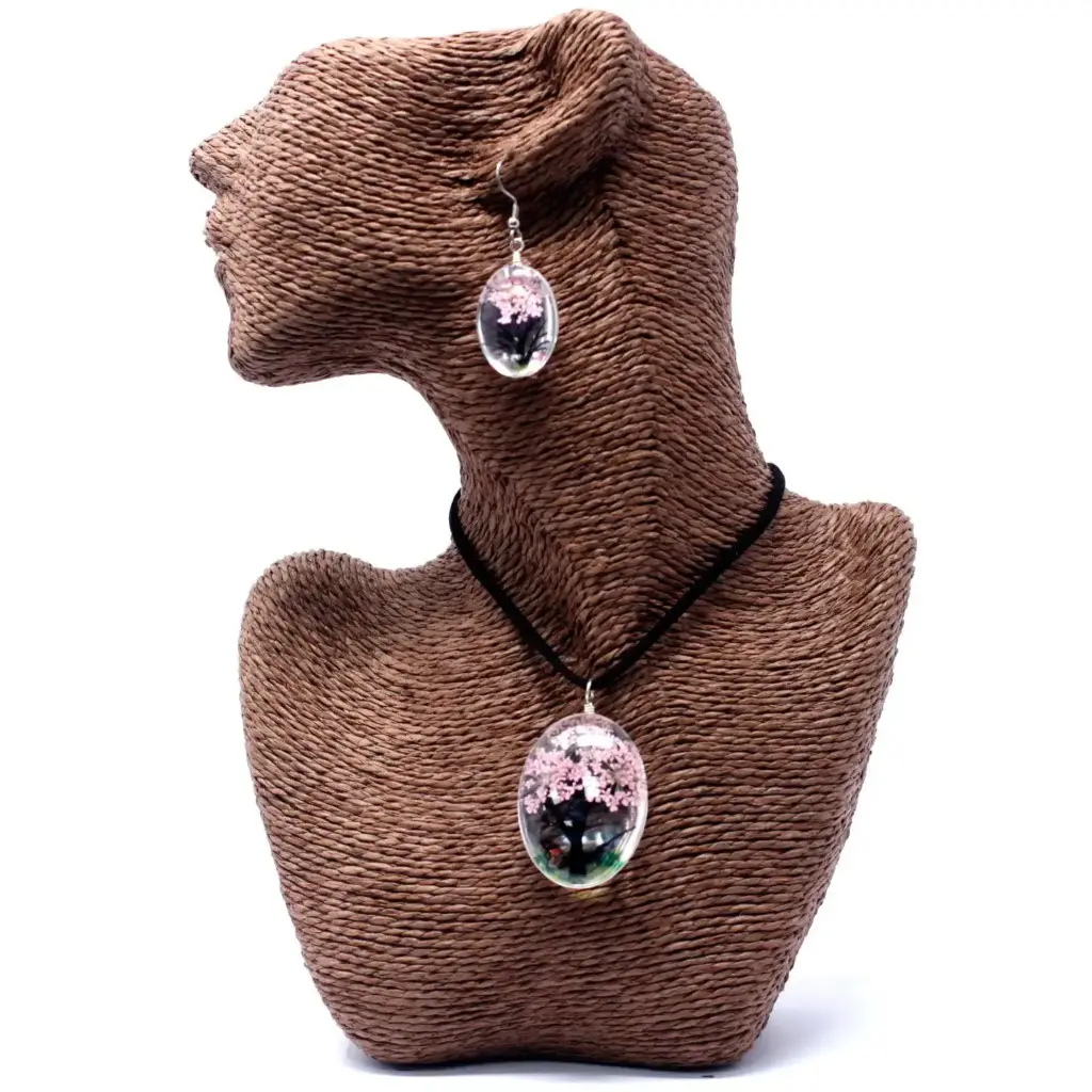 Pressed Flowers – Tree of Life set – Pink | www.artisangoods.co.uk