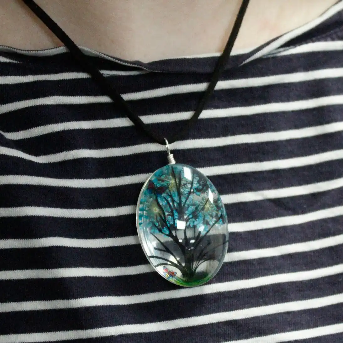 Pressed Flowers – Tree of Life set – Teal | www.artisangoods.co.uk 6 Pressed Flowers – Tree of Life set – Teal | www.artisangoods.co.uk 5
