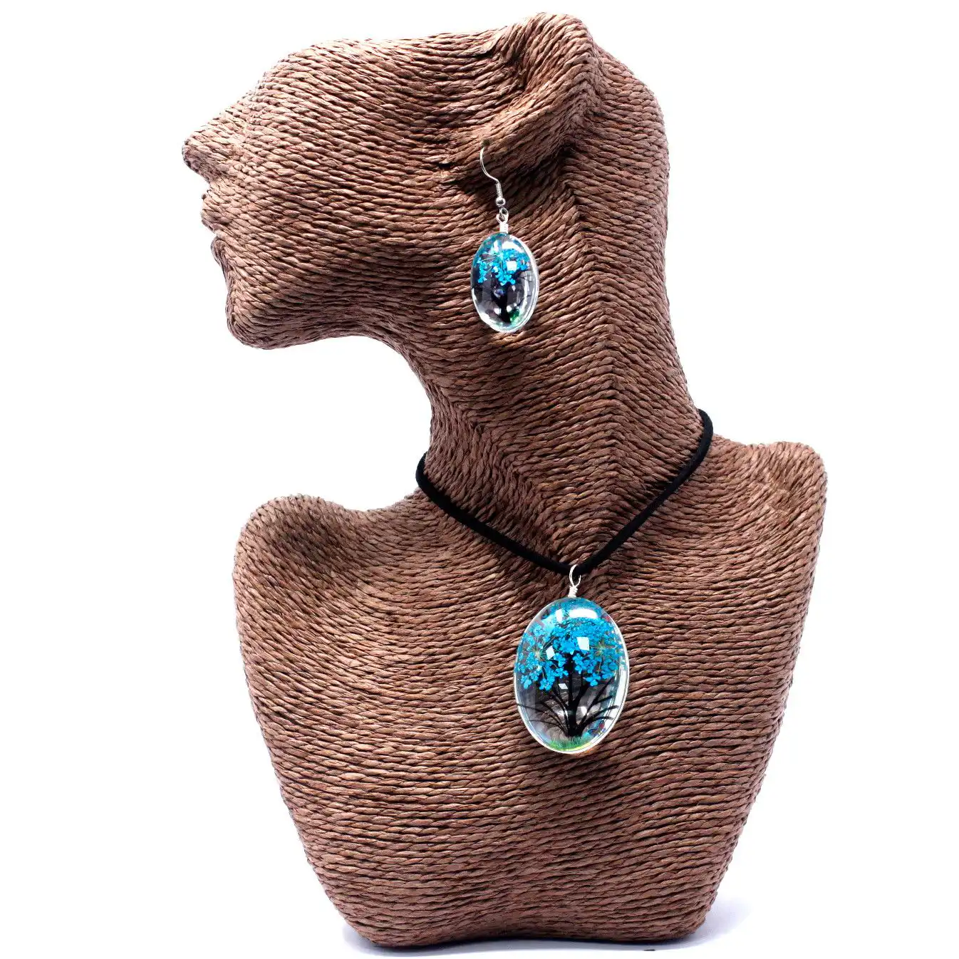 Pressed Flowers – Tree of Life set – Teal | www.artisangoods.co.uk 2 Pressed Flowers – Tree of Life set – Teal | www.artisangoods.co.uk 1