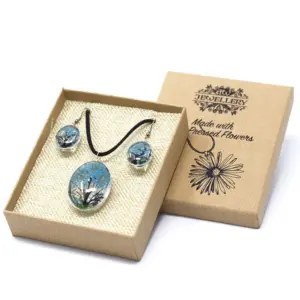 Pressed Flowers – Tree of Life set – Teal | www.artisangoods.co.uk 3