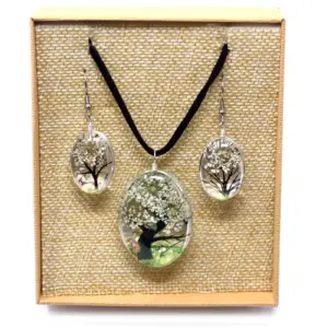 Pressed Flowers – Tree of Life set – White | www.artisangoods.co.uk 4