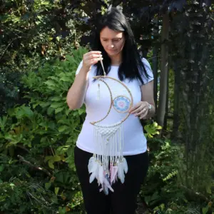Protection Dream Catcher – Macrame Moon | www.artisangoods.co.uk 9