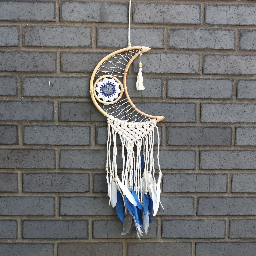 Protection Dream Catcher – Macrame Moon | www.artisangoods.co.uk 8