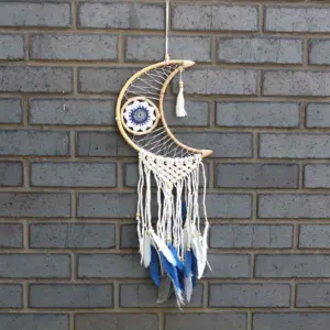 Protection Dream Catcher – Macrame Moon | www.artisangoods.co.uk 8