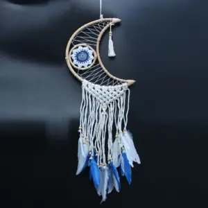 Protection Dream Catcher – Macrame Moon | www.artisangoods.co.uk 7