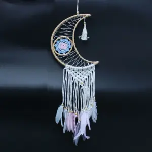 Protection Dream Catcher – Macrame Moon | www.artisangoods.co.uk 6
