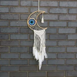 Protection Dream Catcher – Macrame Moon | www.artisangoods.co.uk 5
