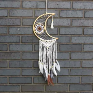 Protection Dream Catcher – Macrame Moon | www.artisangoods.co.uk 3
